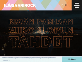 'ilosaarirock.fi' screenshot