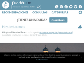 'fundeu.es' screenshot