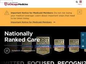 'uchospitals.edu' screenshot
