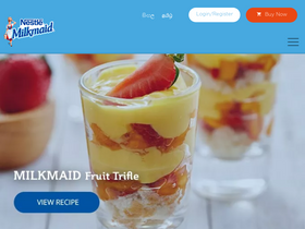 'milkmaid.lk' screenshot