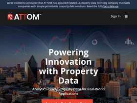 'attomdata.com' screenshot