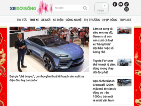'xedoisong.vn' screenshot