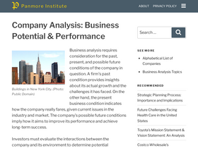 'panmore.com' screenshot