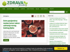 'lijekizprirode.com' screenshot