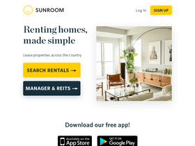 'sunroomrentals.com' screenshot