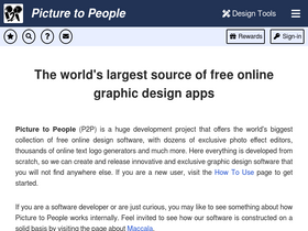 'picturetopeople.org' screenshot