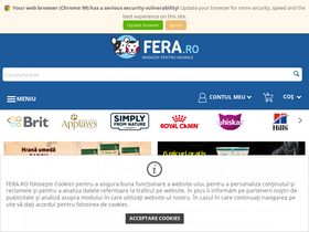 'fera.ro' screenshot
