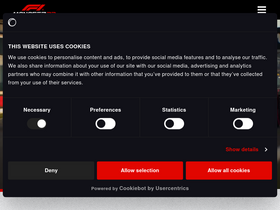 'f1manager.com' screenshot