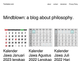 'tambelan.com' screenshot