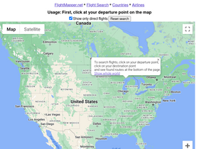 'flightmapper.net' screenshot