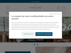 'saulaie.com' screenshot