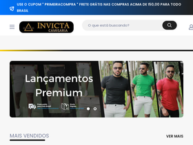 'invictacamisaria.com' screenshot