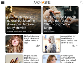 'archzine.it' screenshot