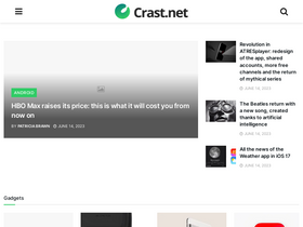 'crast.net' screenshot