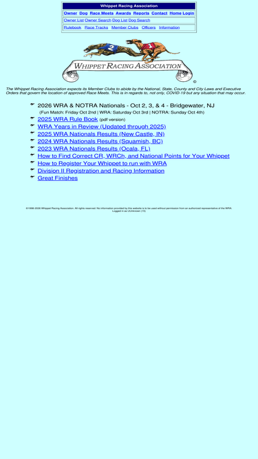 whippetracing.org