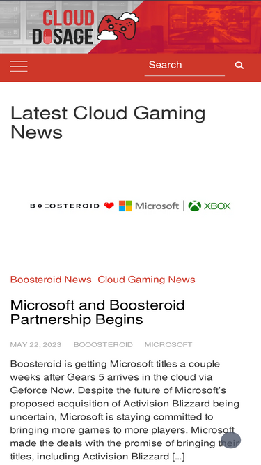 Boosteroid News - Cloud Dosage