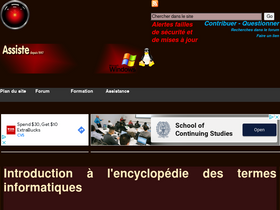 'assiste.com' screenshot