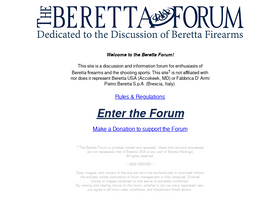 'berettaforum.net' screenshot