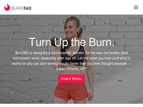 'burn360.com' screenshot