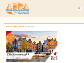 'tdah.org.br' screenshot