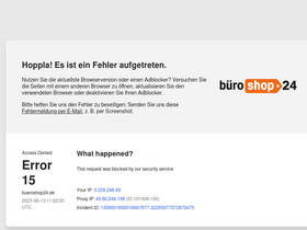 'bueroshop24.de' screenshot