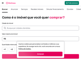 'emcasa.com' screenshot