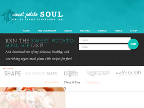 'sweetpotatosoul.com' screenshot