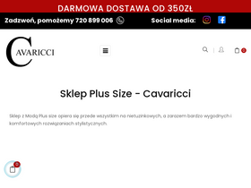 'cavaricci.pl' screenshot