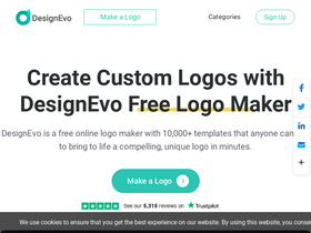 'designevo.com' screenshot