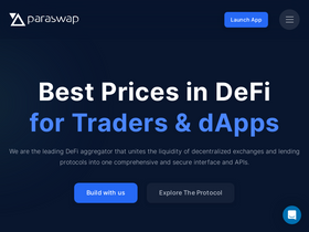 'paraswap.io' screenshot