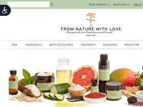 'fromnaturewithlove.com' screenshot