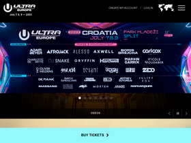 'ultraeurope.com' screenshot