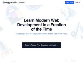 'egghead.io' screenshot