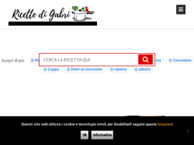 'ricettedigabri.it' screenshot