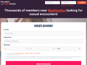 'meetsexywives.com' screenshot