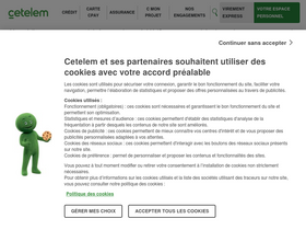 'cetelem.fr' screenshot