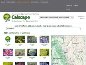 'calscape.org' screenshot