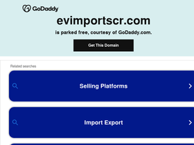 'evimportscr.com' screenshot