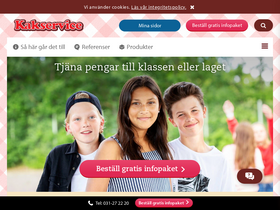 'kakservice.se' screenshot