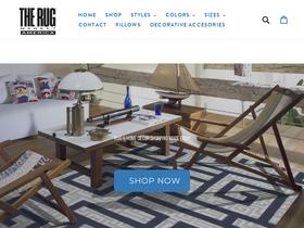 The Rug Market homepage screenshot
