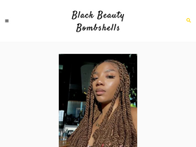 'blackbeautybombshells.com' screenshot