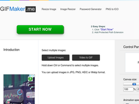 'gifmaker.me' screenshot