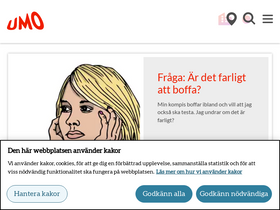 'umo.se' screenshot