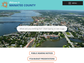 'mymanatee.org' screenshot
