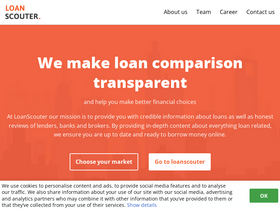 'loanscouter.com' screenshot