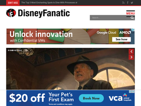 'disneyfanatic.com' screenshot