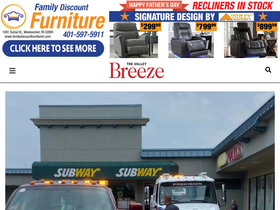 'valleybreeze.com' screenshot