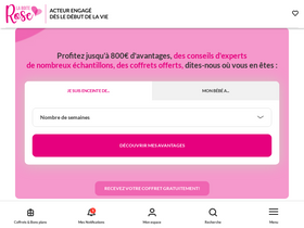 'laboiterose.be' screenshot