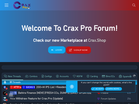 'crax.pro' screenshot