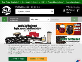 'rrproducts.com' screenshot